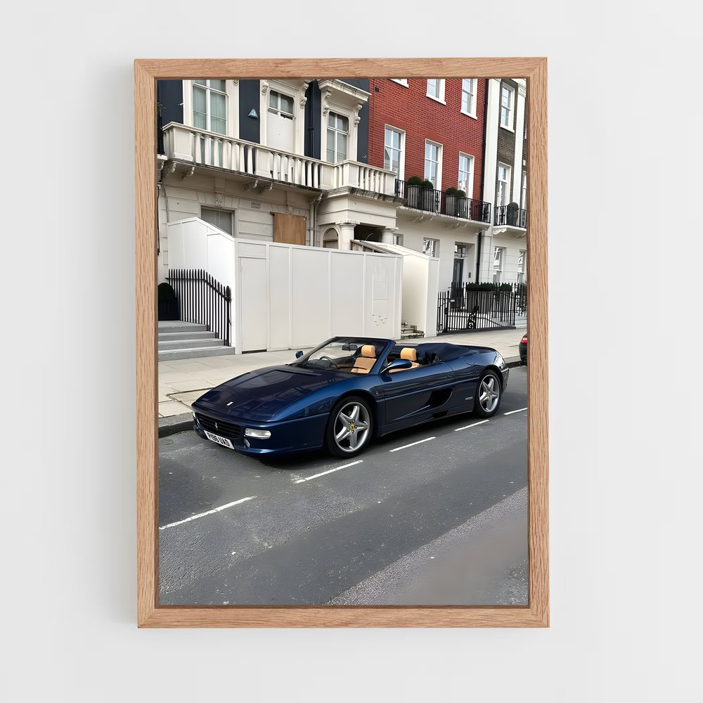 Poster La Belle Bleue – affiche Ferrari (vue 4)